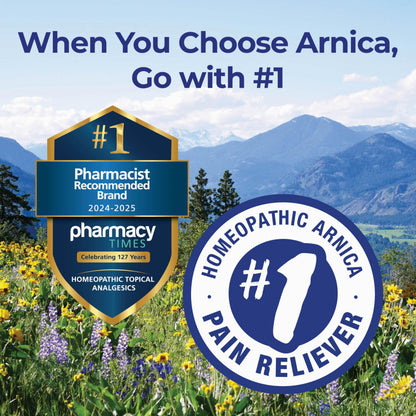 Boiron Arnicare Gel for Relief of Joint Pain, Muscle Pain, Muscle Soreness, and Swelling from Bruises or Injury - Non-greasy and Fragrance-Free - 2.6 oz