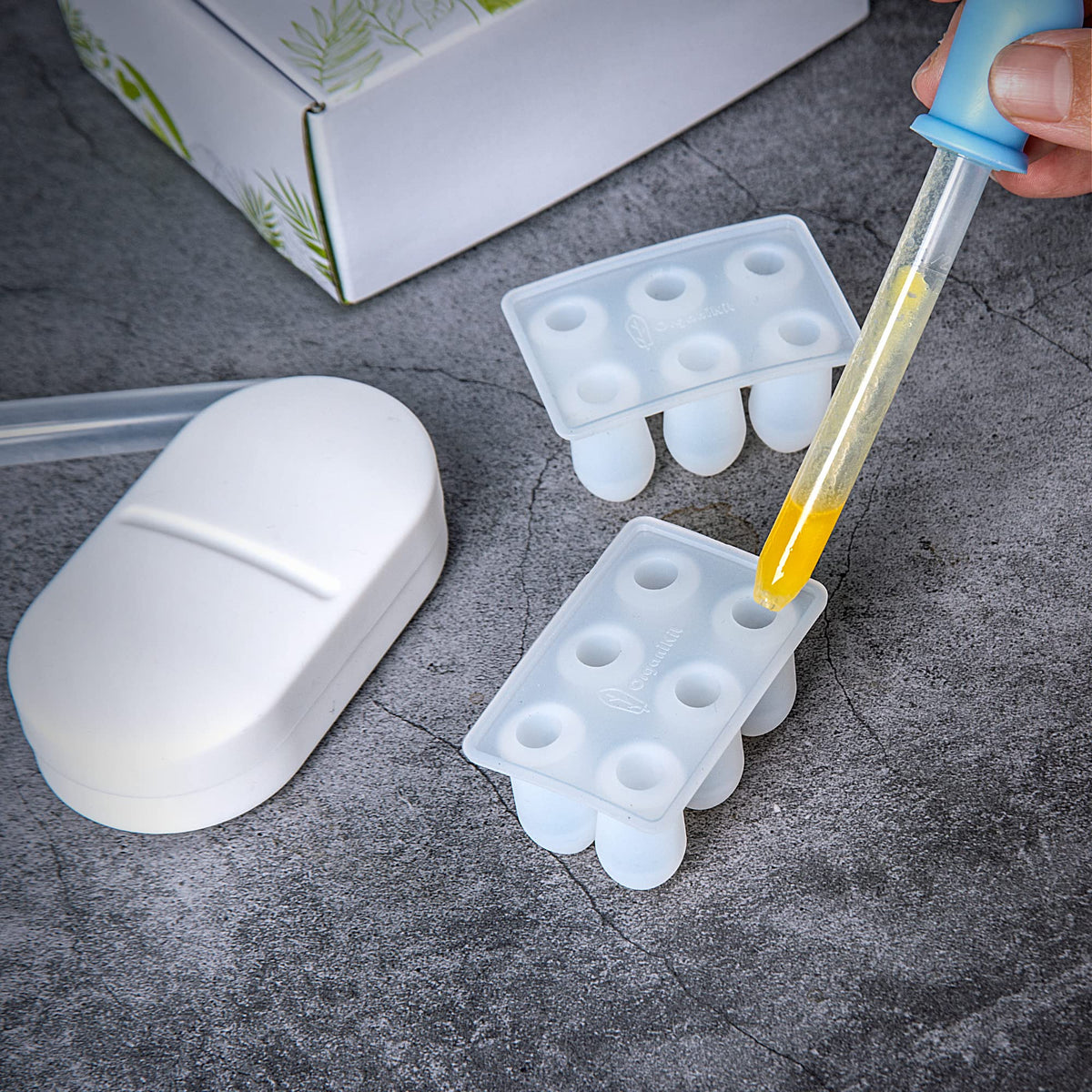 OrganiKit's Reusable Suppository Mold Kit - Eco-Friendly, 2ML, Silicone, Suppository Molds