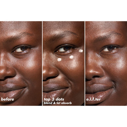 e.l.f. SKIN Bright + Brew-tiful Eye Cream - Brightening & De-puffing Caffeine Eye Treatment (Vegan & Cruelty-Free)