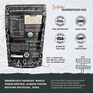 Cocotropic Organic Mushroom Cacao Mix (8oz) & Collagen Peptides (16oz) Bundle for Skin, Hair, and Joint Support