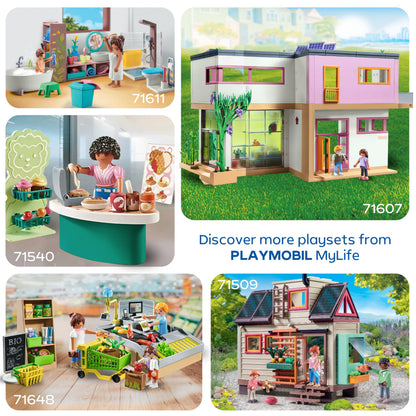 Playmobil School Bus with Accessories and 4 Figures