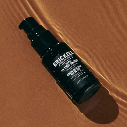 Brickell Men's Restoring Eye Serum (0.65 oz) - Natural & Organic Dark Circle Treatment for Men | Reduces Eye Bags & Firms Wrinkles