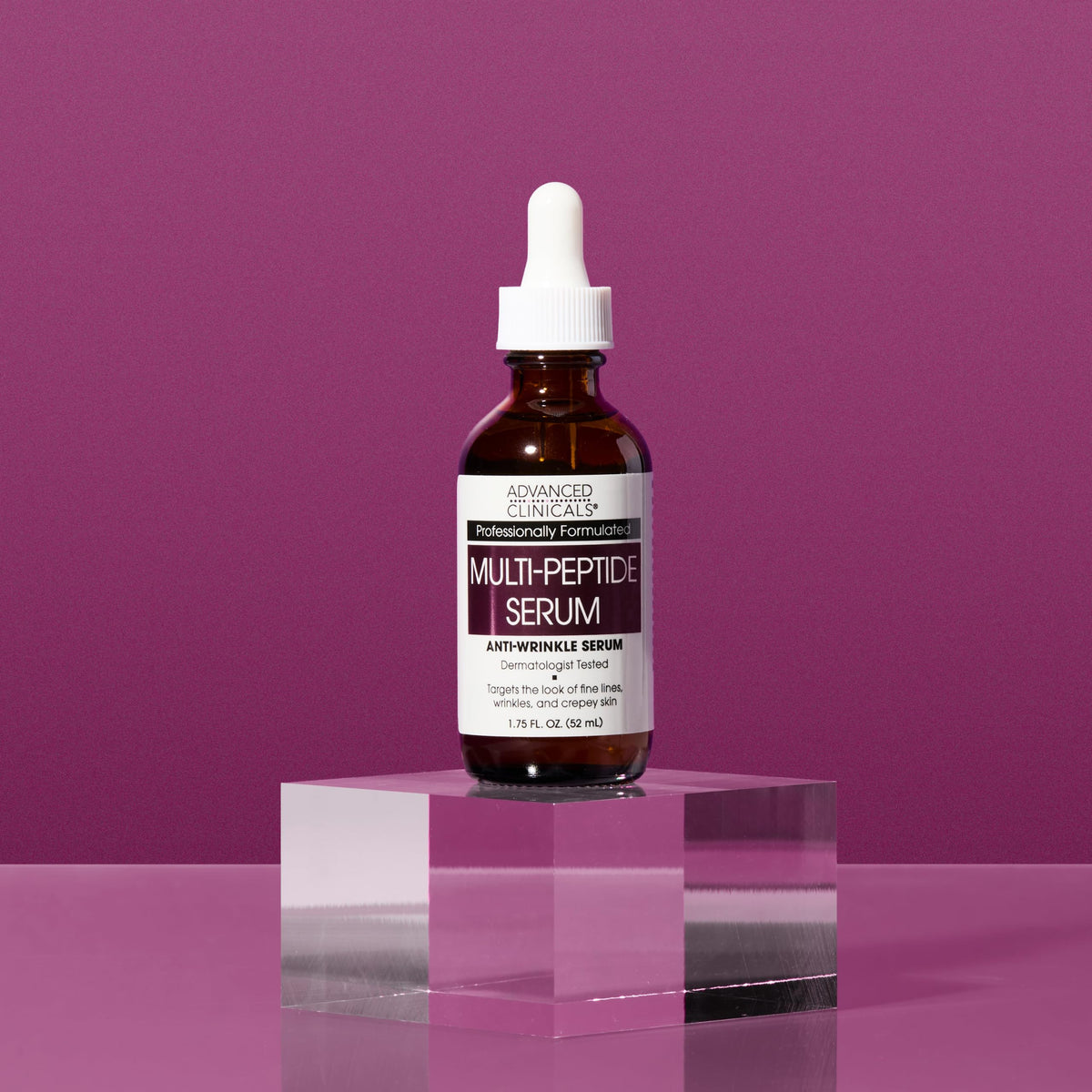 Advanced Clinicals Multi Peptides Serum – Collagen Support & Hydration (52ml x 2)