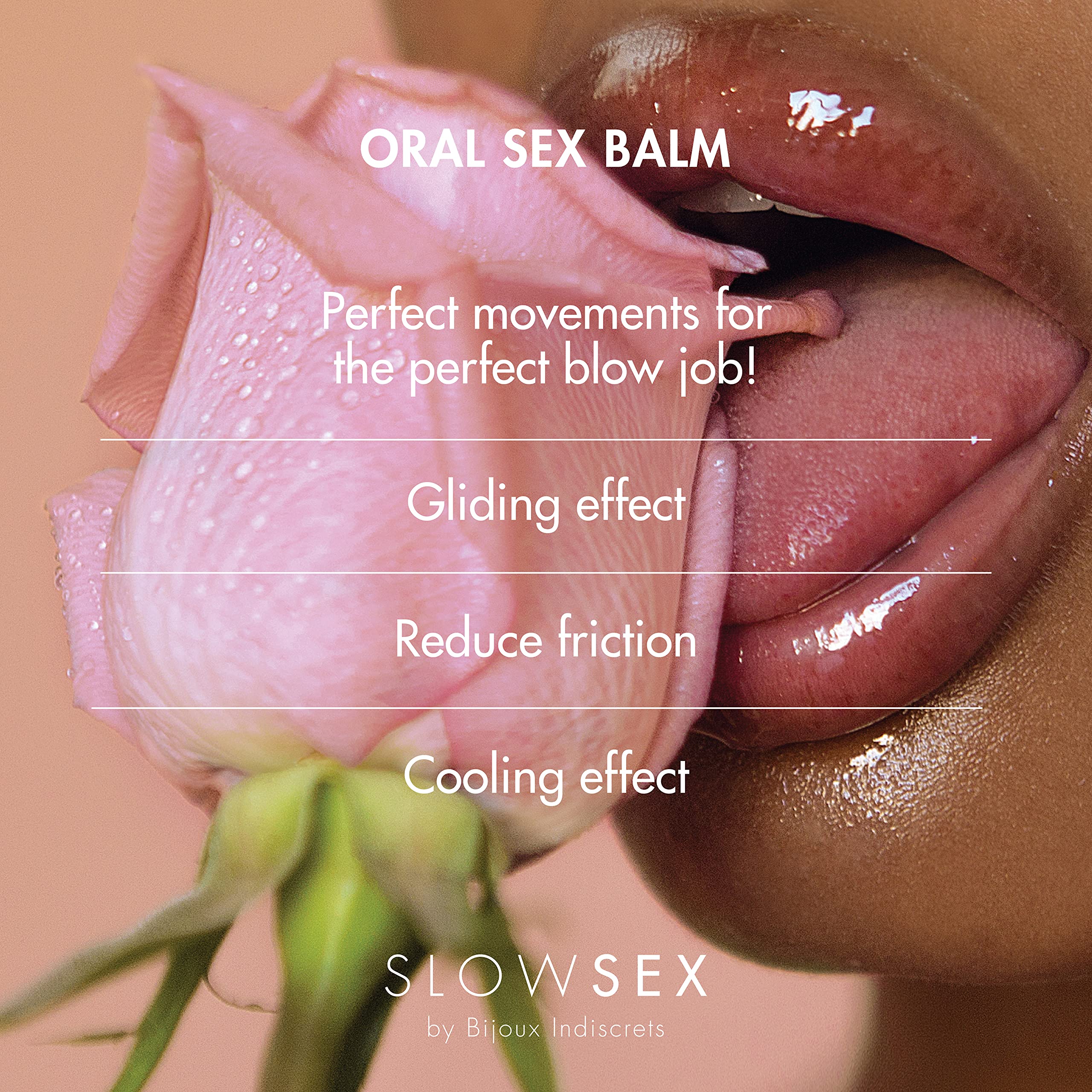 Bijoux Indiscrets Oral Sex Balm, Cooling Coconut Gloss, Slow Sex, 10ml