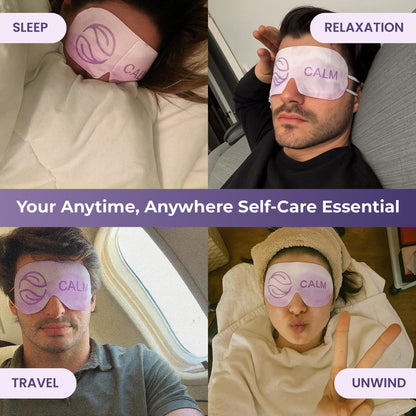Body Restore Self-Heating Warm Compress Eye Mask - Variety Pack for Dry Eye & Stye Relief - Fast-Heating Disposable Eye Patch (5 Pack)