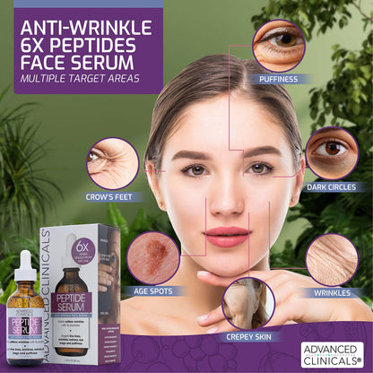 Advanced Clinicals Age-Defying Duo – Hyaluronic Acid + Collagen Peptide (52ml x 2)