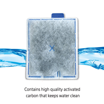 Aqueon Aquarium Fish Tank Replacement Filter Cartridges, Large - 3 Pack - Fish tank filter cartridge with activated carbon, rinse-install tab, change every 4 weeks, fits canister filter 200-400
