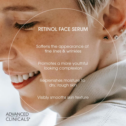 Advanced Clinicals Retinol Serum – Anti-Aging & Renewing Duo (52ml x 2)