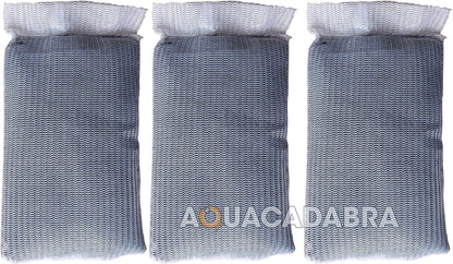 Fluval Spec/Evo/Flex Activated Carbon, Replacement Aquarium Filter Media, 3-Pack, A1377 - Replacement Aquarium Filter Media