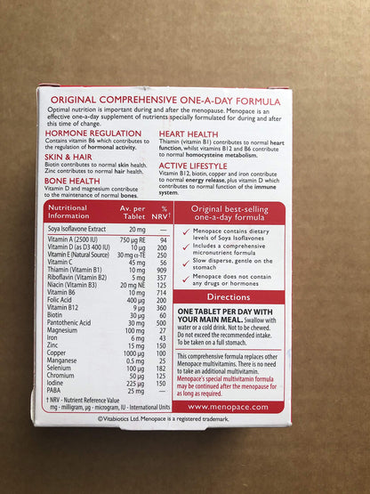 Vitabiotics - Menopace - 90 Tabs