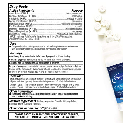 HYLANDS Calms Forte, 50 CT