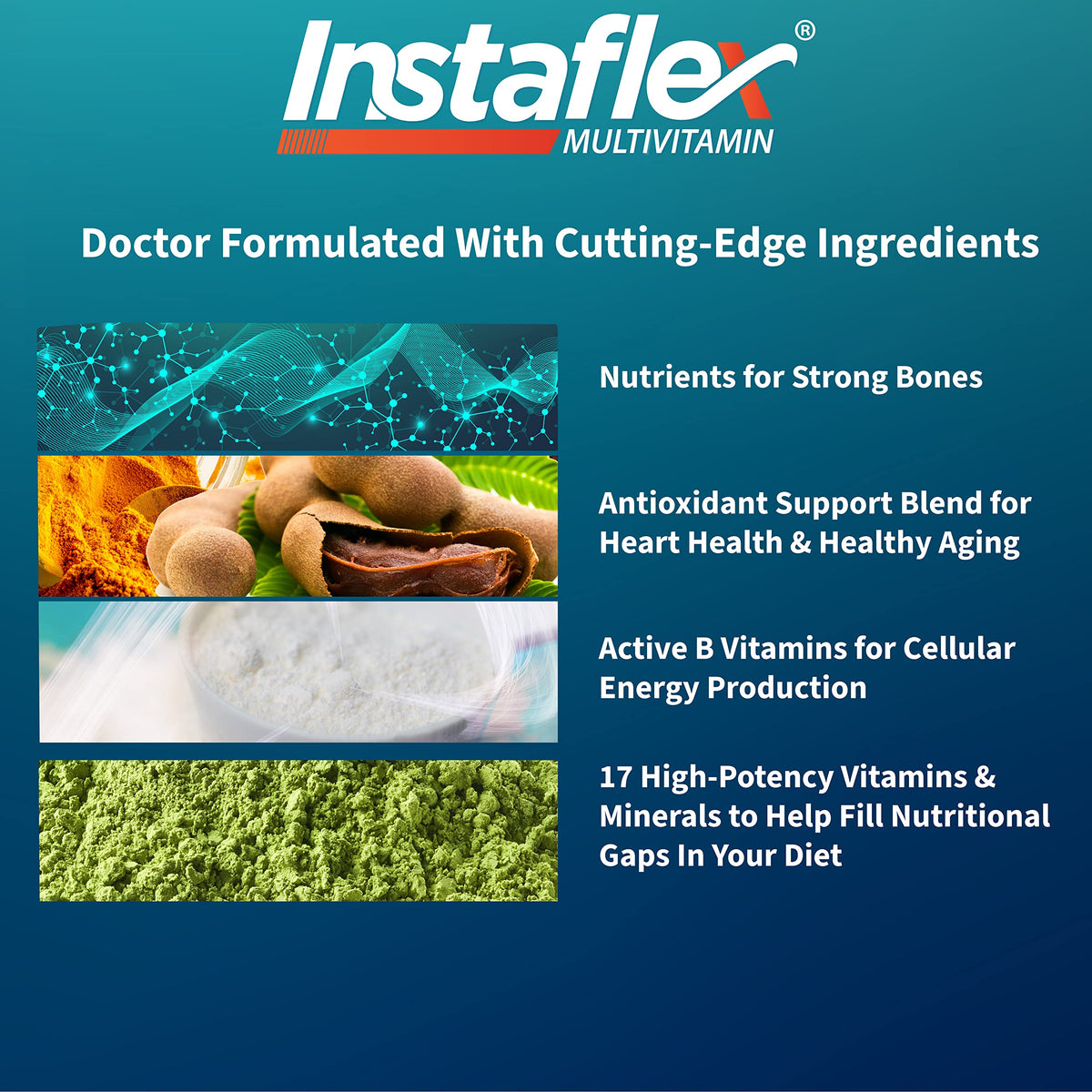 Instaflex Multivitamin - Joint Support Supplement, Supports Mobility and Bone Health, 90 Tablets