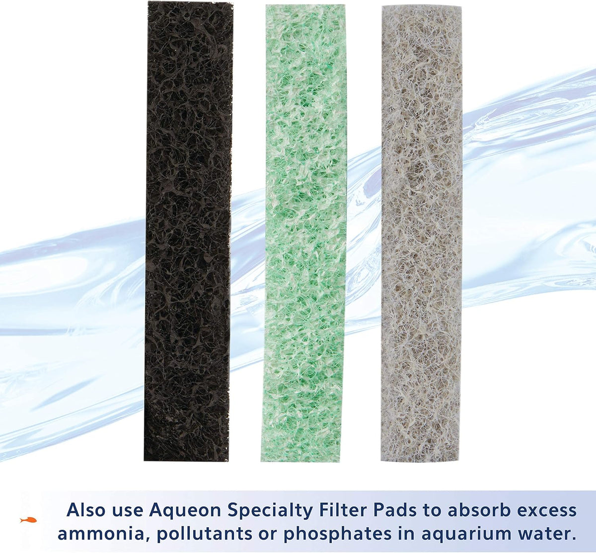 Aqueon Aquarium Fish Tank Replacement Filter Cartridges, Large - 3 Pack - Fish tank filter cartridge with activated carbon, rinse-install tab, change every 4 weeks, fits canister filter 200-400