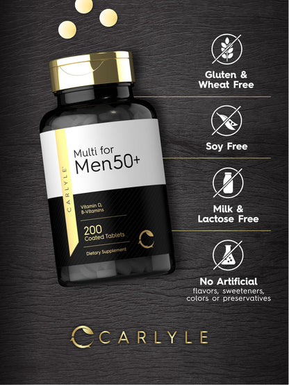 Carlyle Multivitamin for Men 50+ | 200 Count