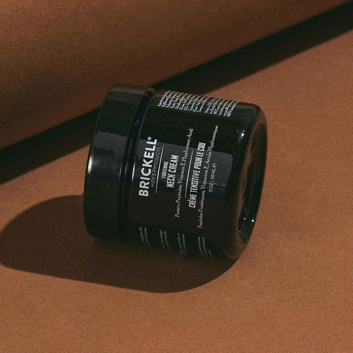 Brickell Men's Tightening Neck Cream For Men, Neck Cream For Tightening and Firming, Anti Wrinkle Cream, With Peptides, Niacinamide, and Hyaluronic Acid, 2 Ounce, Unscented