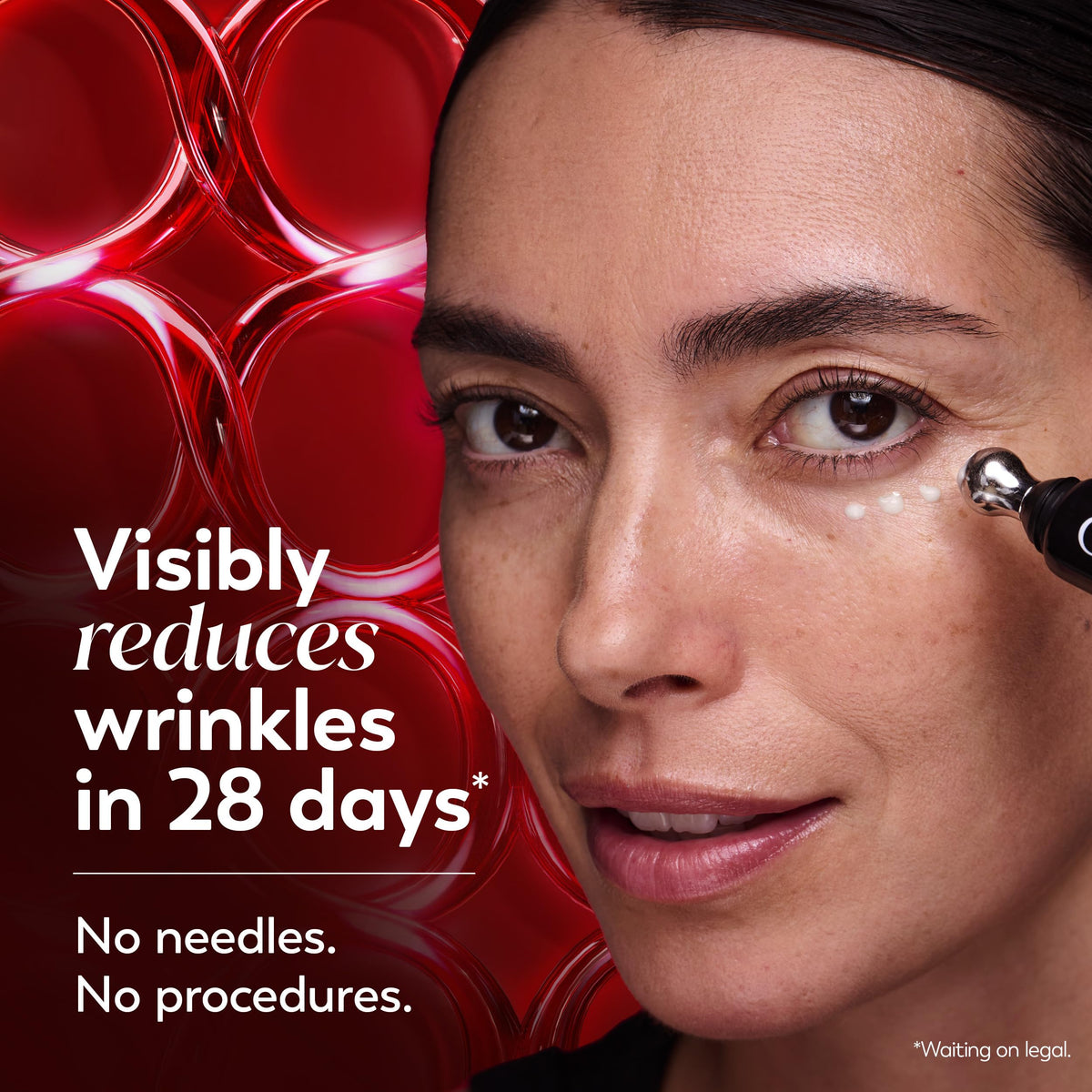 Olay Regenerist Under Eye Cream Roller – Anti-Wrinkle Eye Serum for Crow’s Feet & Eye Bags with Peptides & Bakuchiol (0.7 oz)
