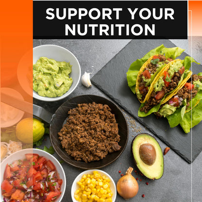 Quality Choice Sugar Free Fiber Powder Naturally Derived Vegetable Formula 48 Doses Orange Flavor