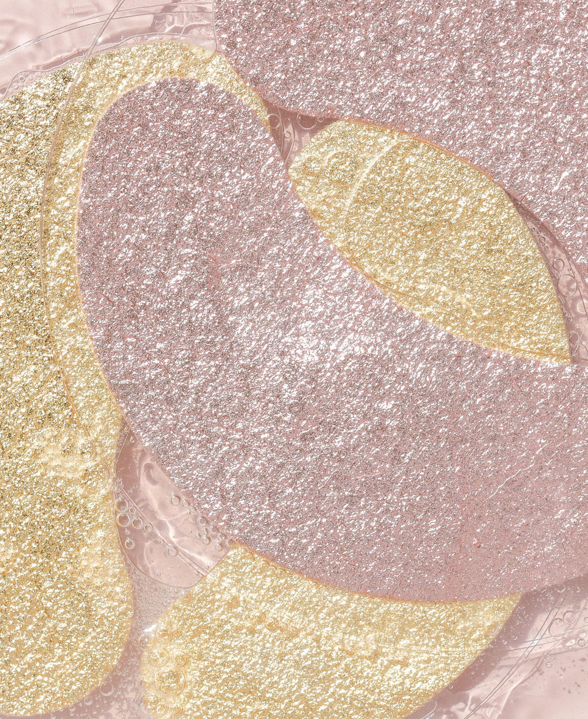 Wander Beauty Baggage Claim Eye Masks - Rose Gold & Gold Foil (2 Pack)