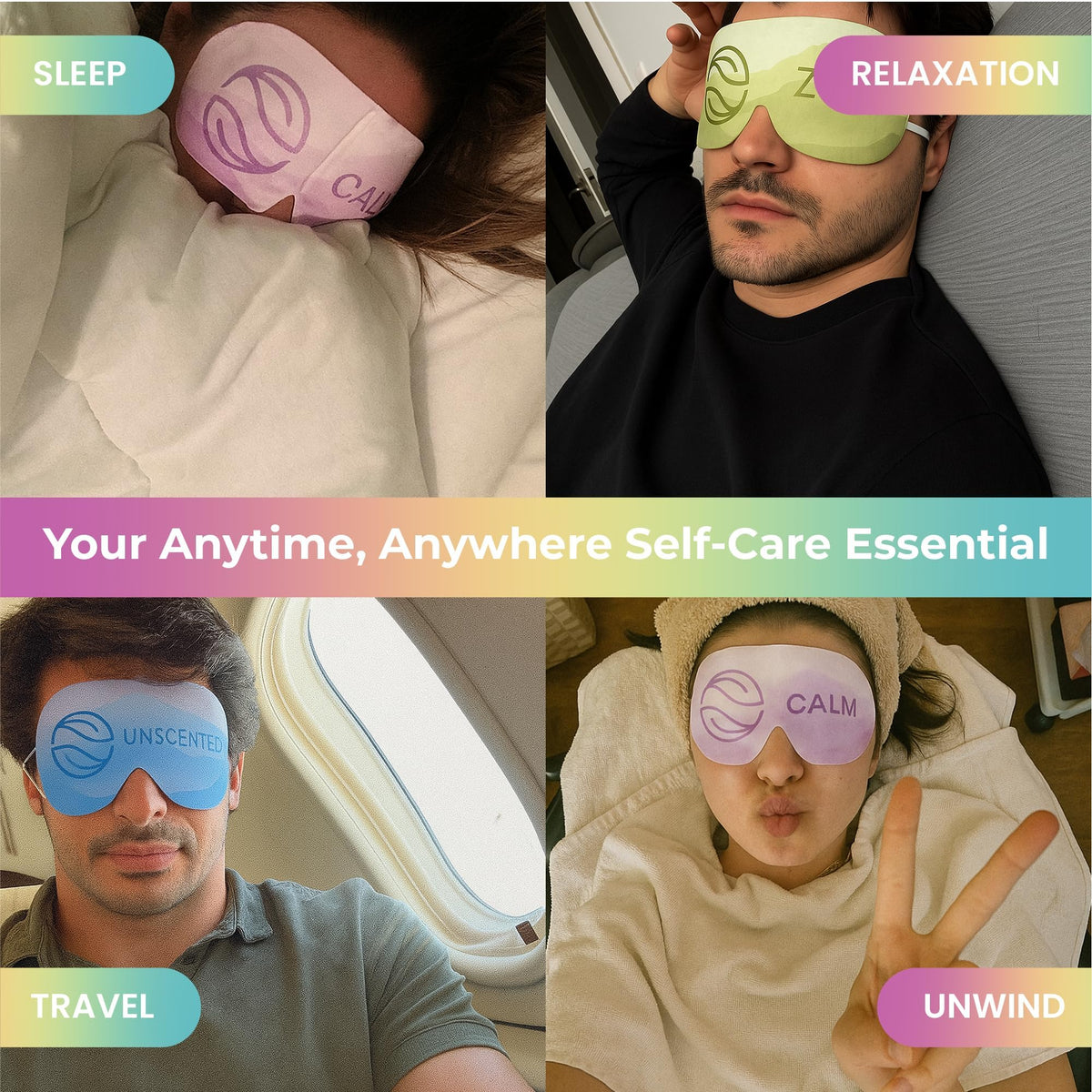 Body Restore Self-Heating Warm Compress Eye Mask - Variety Pack for Dry Eye & Stye Relief - Disposable Heated Eye Patch (30 Pack)