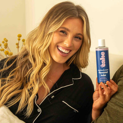Hello Cake Peaches & Cream Flavored Personal Lubricant, 8 fl oz