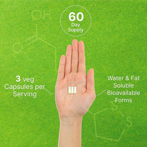 Alpha Lipoic Acid 1,000mg, 180 Veggie Capsules - 50/50 R-ALA & S-ALA for Max Bioavailability - Antioxidant Supplement - Energy & Nervous System Support - Non-GMO