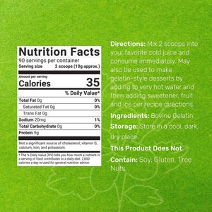 Unflavored Beef Gelatin Powder, 1lb - Grass Fed & Pasture Raised Bovine - Natural Thickener & Stabilizer for Cooking & Baking - High Collagen Protein Source - Non-GMO, Keto Friendly
