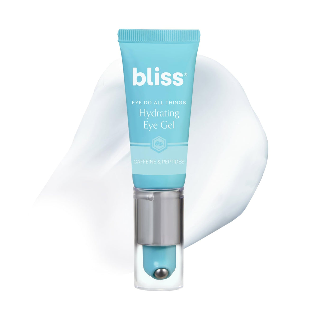 Bliss Eye Do All Things Hydrating Eye Gel with cooling steel rollerball applicator.