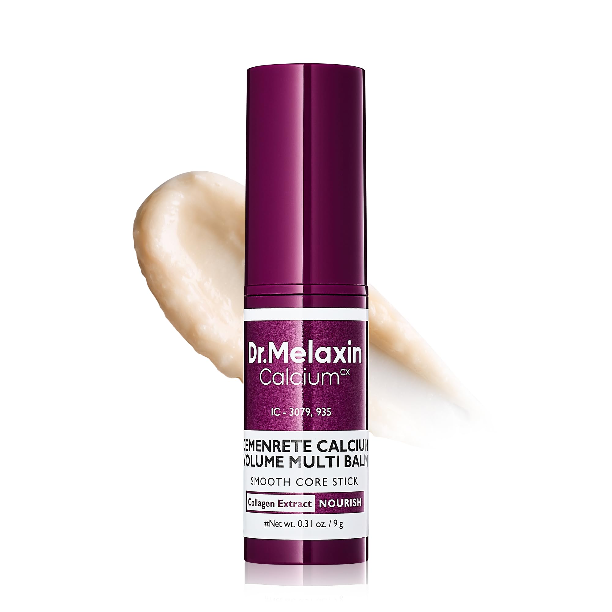 Dr.Melaxin Cemenrete Calcium Multi Balm 9g - Korean Skin Care All-In-One Calcium Volume Stick for Wrinkles and Collagen