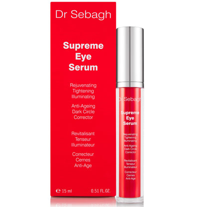 Dr Sebagh Supreme Eye Serum with Metal Roll-On Applicator - Luxury Anti-Aging Treatment
