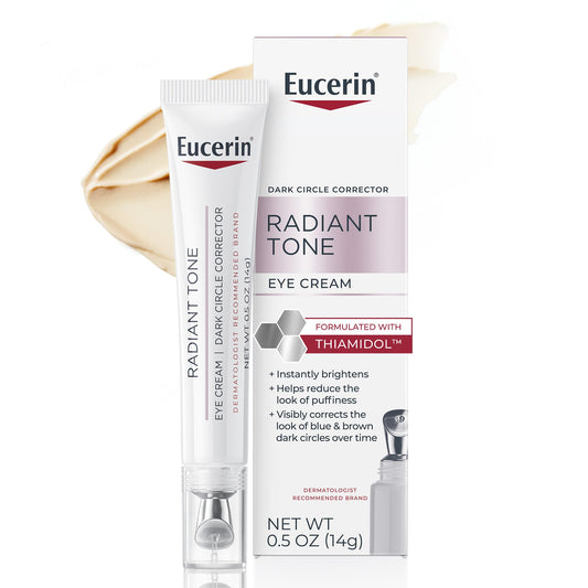 Eucerin Radiant Tone Eye Cream Dark Circle Corrector 0.5 Oz Tube - Brightening Treatment with Thiamidol