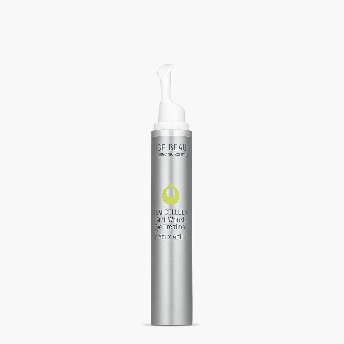 Juice Beauty Stem Cellular Anti-Wrinkle Eye Treatment bottle, an organic and vegan formula for youthful, bright eyes.