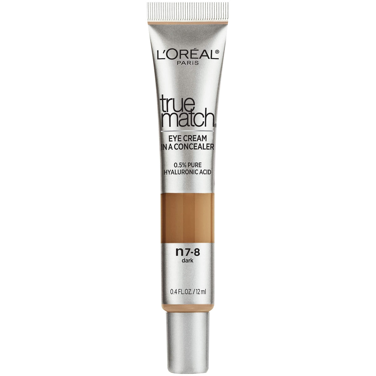 L’Oréal Paris True Match Eye Cream in a Concealer - Shade Dark N7-8 Neutral for Deep Skin Tones