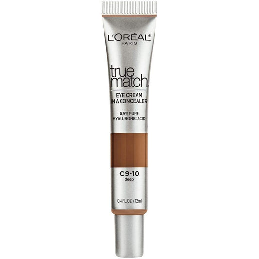 L’Oréal Paris True Match Eye Cream in a Concealer - Shade Deep C9-10 Cool for Very Deep Skin Tones