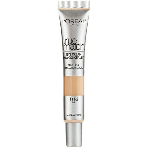 L’Oréal Paris True Match Eye Cream in a Concealer - Shade Fair N1-2 Neutral for Very Light Skin Tones
