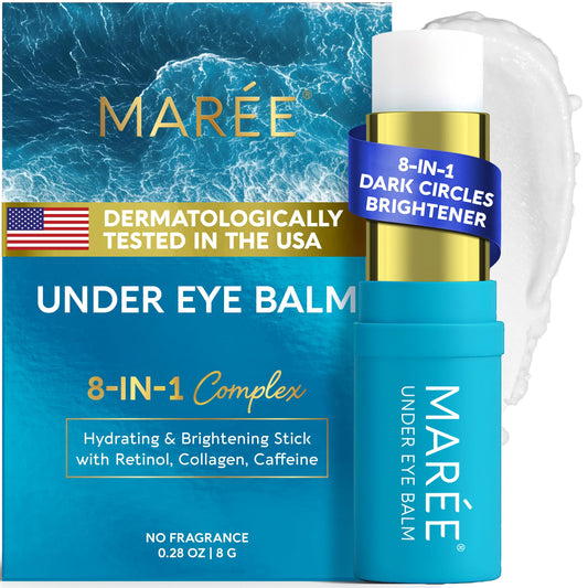 MAREE Under Eye Balm Stick - Portable Anti-Aging Treatment with Retinol and Caffeine