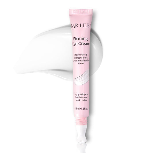 Mrlilei Beauty Firming Eye Cream Tube 15ml - Hyaluronic Acid & Fragrance-Free Formula