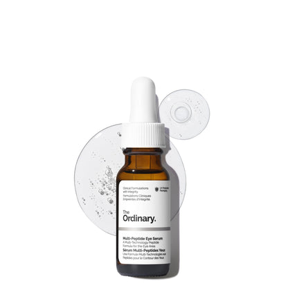 The Ordinary multi peptide eye serum for crow's feet dark circles and puffiness anti aging eye treatment 0.5 fl oz