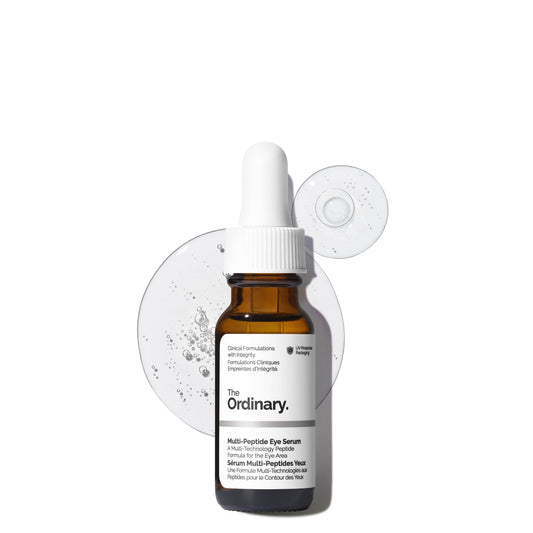 The Ordinary multi peptide eye serum for crow's feet dark circles and puffiness anti aging eye treatment 0.5 fl oz