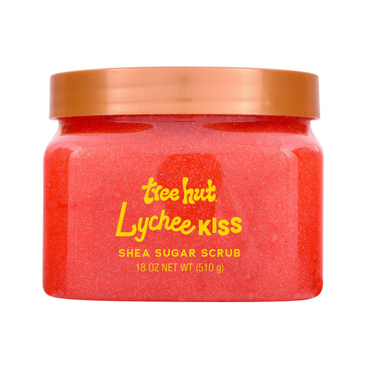 Tree Hut Lychee Kiss Shea Sugar Body Scrub 18 oz jar