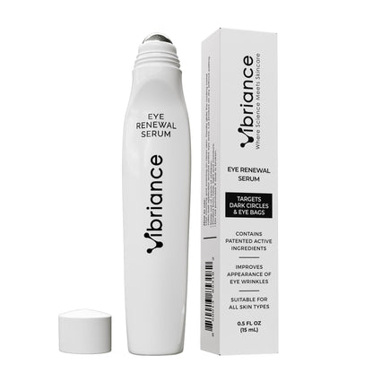 Vibriance Eye Renewal Serum Bottle - Advanced Caffeine Formula for Tired Eyes