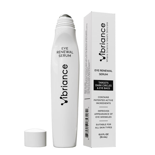 Vibriance Eye Renewal Serum Bottle - Advanced Caffeine Formula for Tired Eyes